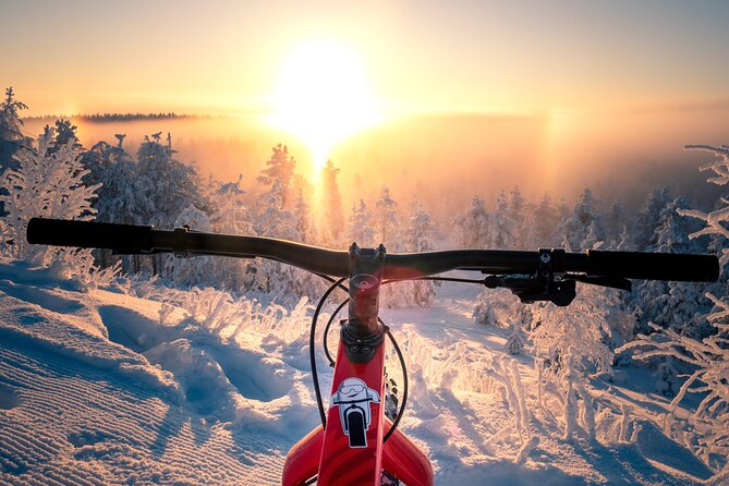 Scenic electric fat bike group ride in Rovaniemi - Why Ounasvaara by Electric Fat Bike Feels Right in Midwinter