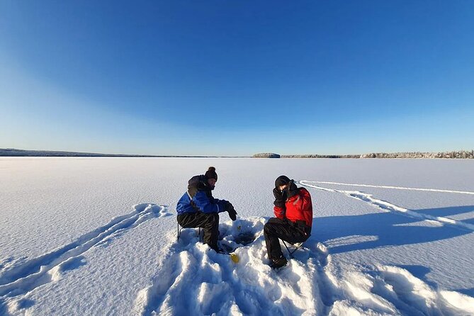 Snowmobile and Ice Fishing Experience - Ice fishing on frozen lakes: what you’re really doing out there
