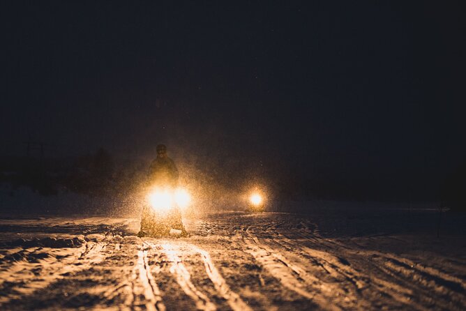 Snowmobile Safari to Search for the Northern Lights - Snowmobile Rules, Driver Responsibility, and Rider Comfort