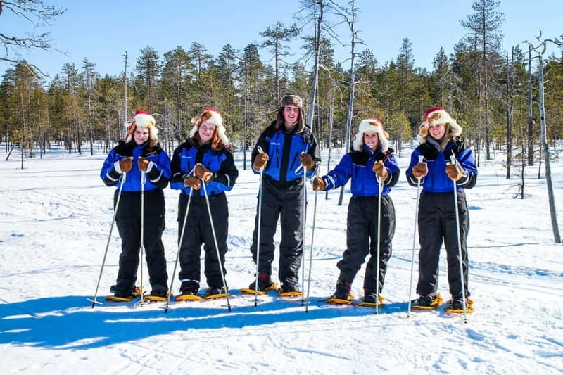 Snowshoe Trip for Ice Fishing in Saariselka - Snowshoeing into the wilderness with Christina and a realistic pace