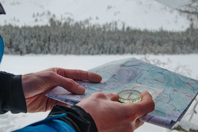 Snowshoeing Adventure with Ice-Fishing, Fire and Survival - Ice-Fishing on a Frozen Lake, Then Grilling Your Catch