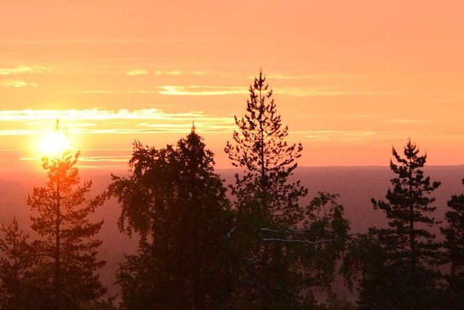 Sunset at the Arctic Circle - The Arctic Circle sunset viewpoint and why the tower matters