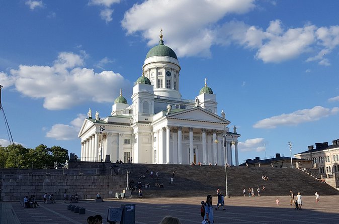 Tour from Helsinki Airport to Helsinki city center - The Route: Sibelius Monument, Senate Square, Oodi Library, and Uspenski Cathedral