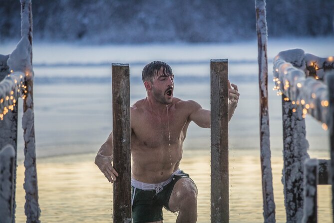 Traditional Lappish evening in the wilderness with dinner - Arctic Lake Swimming: How to Handle the Cold Calmly