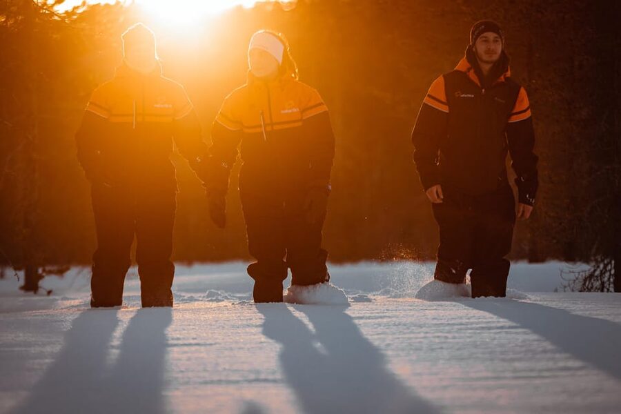 Ylläs: Forest Hike with Snowshoes - Boreal forest wandering with animal-track lessons