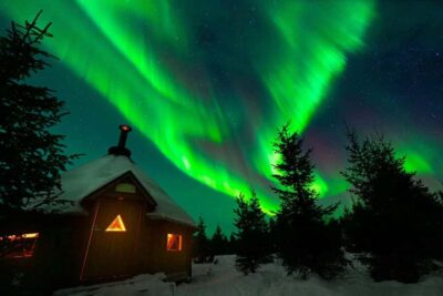 Guided Night Skiing Tour Under the Arctic Sky